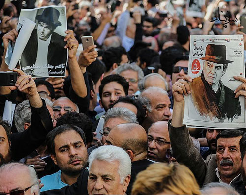 مراسم تشییع جنازه ناصر ملک مطیعی
