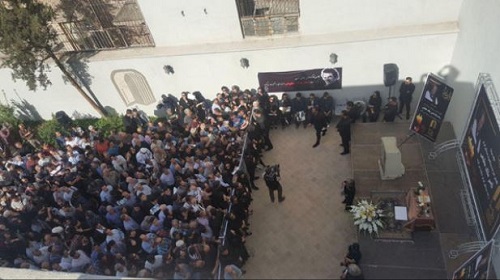 مراسم تشییع و خاکسپاری ناصر ملک مطیعی