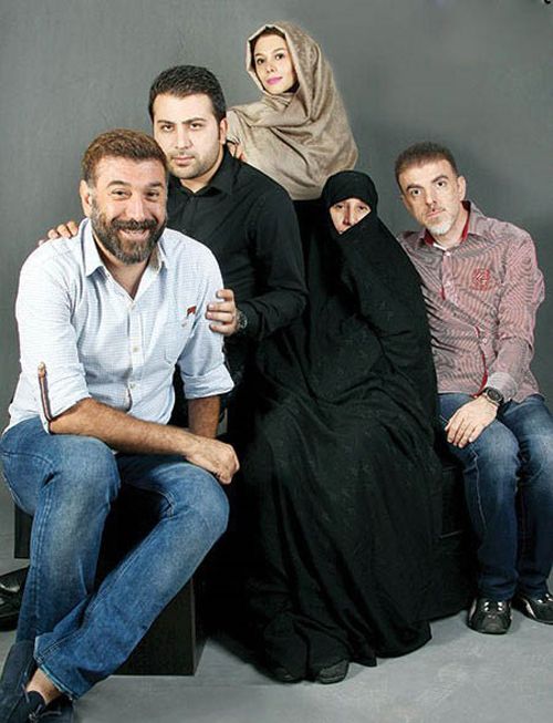 عکس خانوادگی علی انصاریان