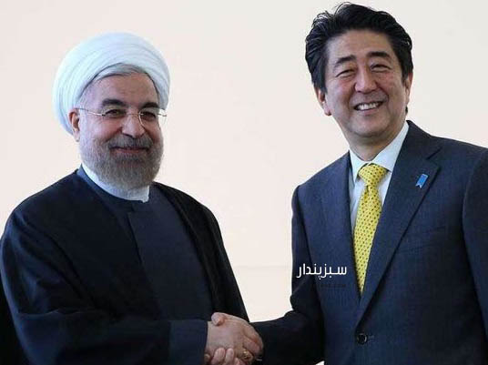 دیدار شینزو آبه نخست وزیر ژاپن با حسن روحانی