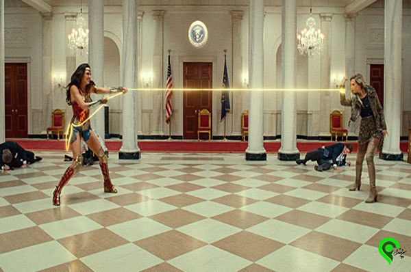 سکانسی از فیلم زن شگفت انگیز Wonder Woman (1984) 2020