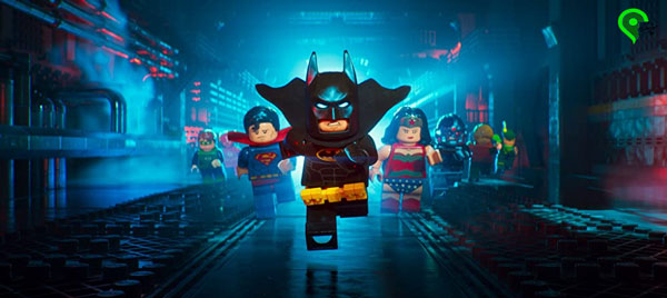 سکانسی از انیمیشن لگو بتمن The Lego Batman Movie 2017